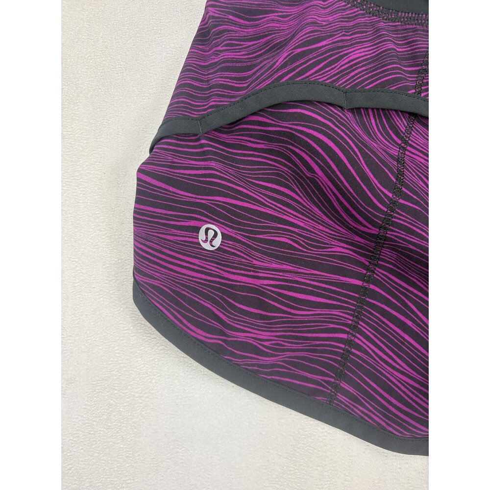 Lululemon Women's Size 6 Purple Wave Run Athletic Shorts - Picture 8 of 11